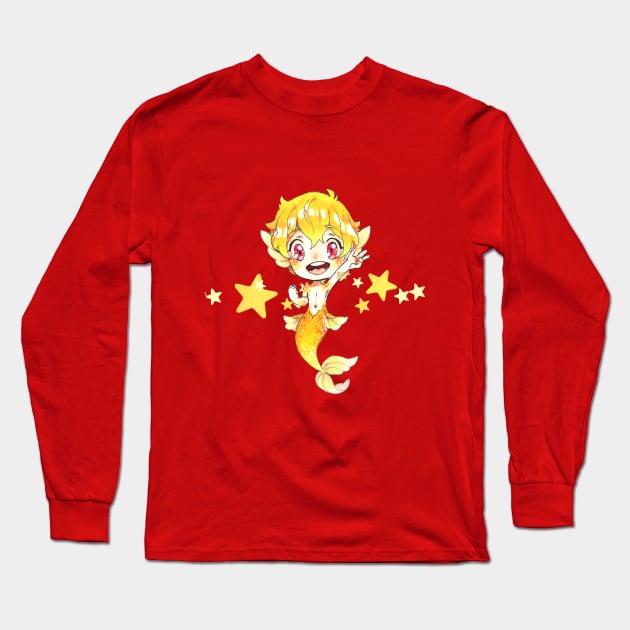 MerNagisa Long Sleeve T-Shirt by Shiro Narwhal